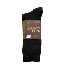 3 Pack Black Bamboo Kids Crew School Socks Boys & Girls Seamless & Breathable Boys' Socks price