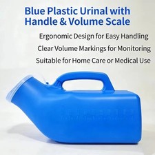 New 1200ml Urinal Spill Proof Urine Bottle Plastic Men's Pee Bottle with Lid AUS Urinal price