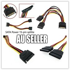 SATA 15pin Hard Disk Power Male to 2 Female Splitter Y 1 to 2 Extension  Cable Disk Cable price