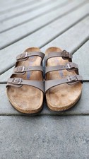 Birkenstock Florida Soft Footbed Birkibuc Mocha Sandals Women's Size 9 Size 40 Unisex Sandals price