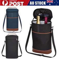 Wine Insulated Carrier Bag 2 Bottle Cooler Protection Carrying Case For Picnic Bottle Coolers price