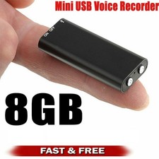 Hidden Mini 8GB Spy Digital Audio Voice Recorder 96H Recording Listening Device Voice Recorders price