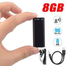 Hidden Audio Voice Recorder Listening Device 96 Hours 8GB Bug Recording Mini Voice Recorders price