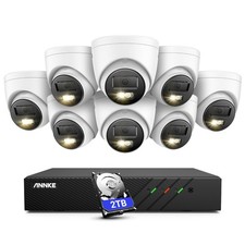 ANNKE 5MP PoE Security Camera System 8CH NVR Smart Spotlight Color Night Vision Security System Sets price