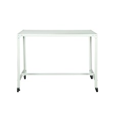 Foret Computer Desk Office PC Laptop Table Study Workstation Home White Metal Office Desk price