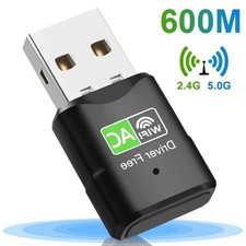 Dual Band 600Mbps USB WiFi Wireless Dongle AC600 Lan Network Adapter 2.4GHz 5GHz Wireless Adapter price