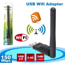 USB WiFi Adapter Wireless Network Card 150Mbps PC with Antenna Internet Dongle Wireless Adapter price