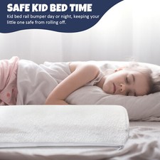 AU Bed Bumpers for Toddlers–Safety Guard Rail, Memory Foam & Bamboo Fiber Cover Baby Bed Rail price