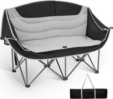 Double Camping Chair, Oversized Heavy Duty Loveseat for Adults Portable Folding Loveseat price