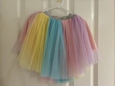 Rock Your Kid Girls Pastel Multicolored Tutu Size Large (6-8) Baby Skirt price