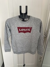 Levi's Batwing Logo Crew Neck Women’s Sweatshirt In A Grey Marl Size Small Women's Sweatshirt price