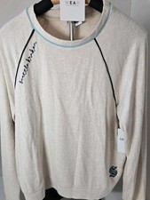 Wear by Erin Andrews Women's Sweatshirt Size S Oatmeal NHL Seattle Kraken Raglan Women's Sweatshirt price