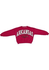 Pressbox Arkansas Razorbacks Women's Crimson Sweeper Crew Sweatshirt S Women's Sweatshirt price