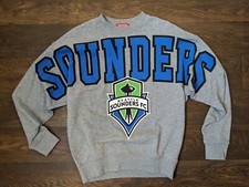 Seattle Sounders FC women's sweatshirt pullover XS mitchell & ness Women's Sweatshirt price
