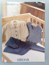 BABY/CHILD CARDIGAN/SWEATERS Knitting Pattern, 41-66cm, 4ply - Sirdar 3151 Baby Sweater price