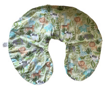 BOPPY JUNGLE ANIMAL ZIP SLIPCOVER BABY PILLOW COVER EUC Baby Pillow & Cover price
