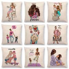 Fashion Super Mama Cushion Cover Mum Mom and Baby Pillow Cover Mother's Day Gift Baby Pillow & Cover price