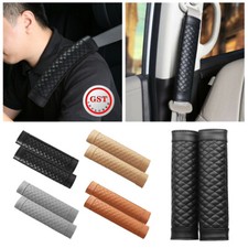 2PC PU Leather Car Seat Belt Shoulder Pad Cover Pillow Cushion Harness Protector Baby Pillow & Cover price