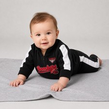 NEW Essendon Bombers  Baby 1/4 Zip Tracksuit Set Baby Tracksuit price