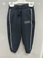 BONDS - Boys Black/White Tracksuit Pants/Joggers - Size 2 (18-24 Months) - EUC Baby Tracksuit price