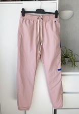 Champion Tracksuit Bottoms Size Medium Baby Pink With Blue Logo Baby Tracksuit price