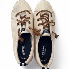 Sperry Women's Cream and Tan Boat-shoes Women's Boat Shoes price