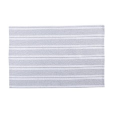 Nicola Spring Turkish Cotton Kitchen Tea Towel Grey/White Stripe 60x40cm Kitchen Towel price