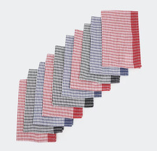 10 x Pack Cotton Striped Tea Towels Kitchen Home Dining Linen Cloths Dishes* Kitchen Towel price