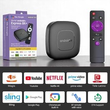 4k Android Smart Tv Box Media Player Google Assistant Netflix WiFi Bluetooth Media Player price