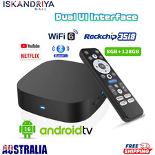 2026 Smart TV BOX for Android 16.0 5G WiFi 8K HD Quad Core Media Player AU HDMI Media Player price