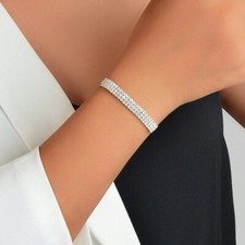 Dazzling Adjustable Diamond-Encrusted Chain Bracelet Sparkling Style Jewellery Ethnic Bracelet price