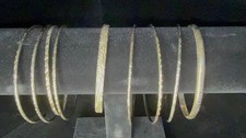 Lot of Beautiful Vintage Silver Toned Brass Engraved Bracelets. Boho SEE VIDEO Ethnic Bracelet price