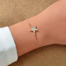 Glamorous Style Elegance Luxurious Brilliance Exquisite 5-Star Pendant Bracelet Ethnic Bracelet price