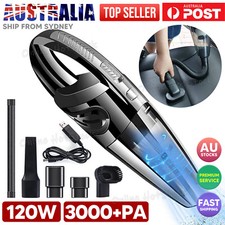 120W Hand-Held Portable Vacuum Cleaner Hoover Car Rechargeable Home Wet & Dry AU Cordless Vacuums price