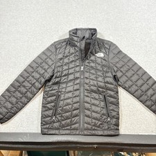 The North Face Andes Jacket Boys Sz M (10/12) Black Thermoball Down Puffer Coat Boys' Coat price
