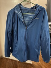 Columbia Boys Size Large Jacket Lightweight Blue Windbreaker 14/16 FAST SHIP Boys' Coat price