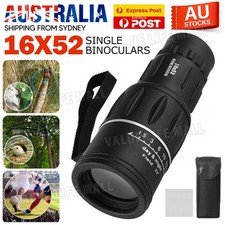 16x52 HD Optical Monocular Camping Hiking Telescope Day & Night Vision Durable Telescopes price