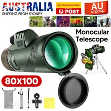 Monocular Telescope Day/Night Vision 80x100 Zoom HD Monocular Telephoto BAK4 Telescopes price