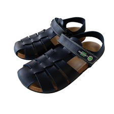 Pablosky Kids Size EU 35 Au 3 Navy Blue Leather Sandals Shoes Made in Spain Unisex Kids Outdoor Shoes price