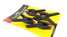 4x 3" Hard Plastic Spring Clamps DIY Tools Nylon Grip Clips Photography 975-1 Clamp price