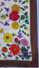 Gucci Floral Silk Scarf Scarf price