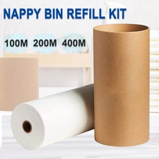 100m/400m Nappy Bin Refill Kit Compatible With Tommee Tippee Sangenic Liner Film Nappy Bin price