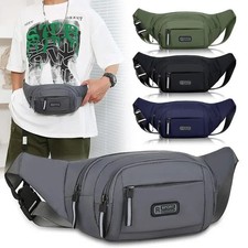 Waist Bum Bag Men Women Fanny Pack Holiday Travel Money Belt Pouch Wallet Nylon Travel Bag price