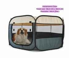 Pop Up Pet Playpen Foldable Dog Puppy Cat Kitten Exercise Pen Fabric Fence Crate Playpen price