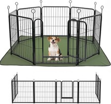 Dog Playpen, 8-Panel 24-Inch Heavy Duty Dog Fence & Puppy Play Pen with Waterpro Playpen price