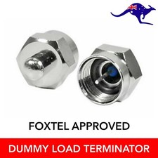 2x F Type Dummy Load Terminator End Cap Satellite Cable Foxtel Approved Satellite Cable price