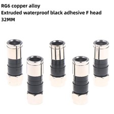 5/10/20Pcs RG6 F-Type Coaxial Compression Connectors For Satellite & Cable TV AF Satellite Cable price