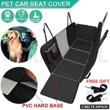 Hard Base Support Premium NonSlip Pet Car Seat Cover Hammock Mat Cat Dog Back Bouncer-Car Seat Base price