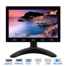 7" IPS Monitor with HDMI VGA AV USB -  Multi-Input for CCTV, PC, DSLR & XBOX Security Camera Keyboard price