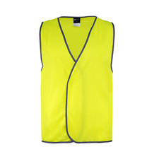 Hi Vis Safety Vest Reflective High Visibility Tape Zip Up Workwear Pocket Night Vest (Outdoor) price